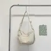 2025 Bolso de Hombro Nuevo Bolso Dumpling Estilo Deportivo para Mujer Japonés Simple Gran Capacidad Versátil Bolso Cruzado de Nylon