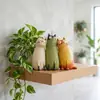 Jarrón de gato transfronterizo superventas comercio exterior peculiar lindo gatito adorno de resina decoración de jardín balcón maceta