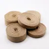 Cuerda de Yute Natural Ecológica al por Mayor con Seda de Pescado Trenzada Cinta de Arpillera Accesorios Manualidades Decoración de Caja de Regalo