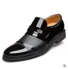 Zapatos de vestir formales para hombre de cuero punta redonda casual británico transpirables para el trabajo slip-on resistentes al desgaste suela blanda zapatos de cuero de una sola pieza entrega