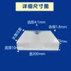 Disipador de calor de perfil de aluminio Máquina CNC de alta potencia Aletas electrónicas Aleación de aluminio Placa de aluminio Aleta de alta densidad Diente Radiador