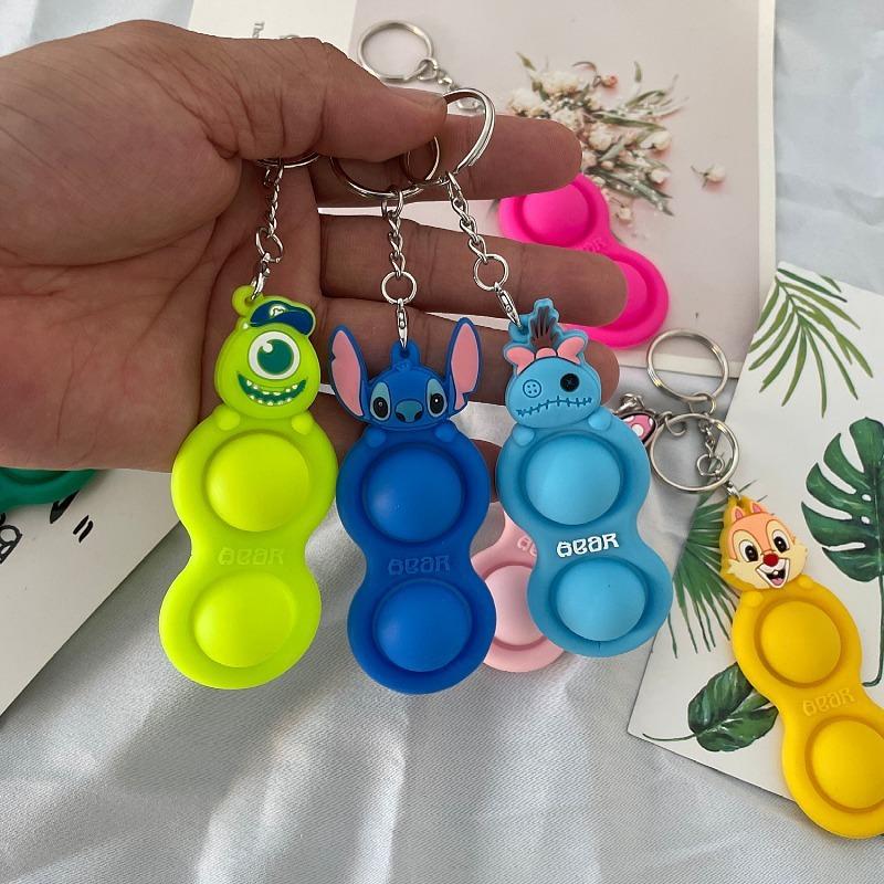 硅胶手指钥匙挂链 (7)