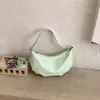 Bolsa de Ombro Simples Estilo Coreano Shuai Mijia para Axila, Novo Modelo 2026, Bolsa Transversal Texturizada para o Dia a Dia, Bolsa Estilosa e Elegante Formato de Bolinho
