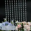 Cortina de Contas Acrílicas Cortina de Fio Cortina para Corredor de Casamento Fio de Contas de Cristal Decoração de Palco de Cena de Casamento Teto Cortina de Porta Cortina Divisória