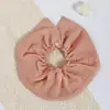 Distribuidor de Baberos Impermeables de Doble Cara de Algodón Puro Tamaño Bebé para Lactantes y Niños Pequeños, Baberos con Forma de Pétalo para Niñas y Niños