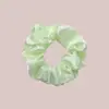 Scrunchies de tecido acetinado de 40 cores, transfronteiriços europeus e americanos, elásticos de cabelo Amazon, faixas elásticas, acessórios de cabelo da moda