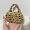 Bolsa transversal transfronteiriça, bolsa de mão, bolsa de noite, carteira, bolsa de mão cravejada de diamantes, bolsa transversal cravejada de diamantes da moda 2026