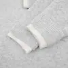 Tejido de punto de dos piezas falsas en capas con cuello americano Henry para Otoño e Invierno, Estilo de ropa de trabajo perezosa, Tejido de punto interior de color liso simple