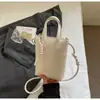 Bolso Casual de Alta Gama para Mujer, Moda Verano 2026 Bolso de Mano Pequeño, Bolso de Hombro, Bolso Cruzado para Teléfono, Bolso Tipo Cubo