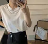 Camiseta sin mangas de algodón puro para chica picante de verano, versátil para llevar por dentro o por fuera, camiseta sin mangas de marca moderna para mujer, camiseta sin mangas de algodón puro para chica picante y deseable