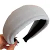 Diadema de Punto Rayada de Colores Caramelo con Ala Ancha, Simple y Versátil, Adecuada para Salidas Diarias, Nuevo Estilo de Accesorio para el Cabello