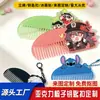 Pente de acrílico versão Q de desenho animado, pente de mercadoria de anime fofa portátil feito sob medida, material de suporte para fãs DIY