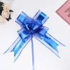 Flor de Puxar para Carro de Casamento de Gaze Nevoeiro Vermelho Vinho Fosco Transfronteiriça Caixa de Presente Grande Laço Entrega de Carro Flor de Puxar para Carro Novo