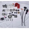 Accesorios para Máquina Perforadora de Barrena de Tierra 48F, Arrancador de Máquina Excavadora de Hoyos, Filtro de Aire, Carburador, Rotocultivador Micro para Aflojar la Tierra, Depósito de Aceite, Arrancador de Cuerda