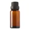 Botella de Vidrio Marrón para Aceite Esencial al por Mayor, Botella a Prueba de Luz para Esencia, Botella Vacía Portátil para Muestras de Cosméticos de Viaje