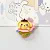 Lindos Accesorios de Resina Sanrio Cono Joyería Hecha a Mano Pasador DIY Pegamento de Crema Funda para Teléfono Celular Parche Pegatina para Vaso de Agua