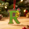 Colgante de Letra Acrílica Monstruo Peludo Verde Navideño Transfronterizo 2 Estilos Adorno de Árbol de Navidad Decoración de Regalo Festivo Transfronterizo