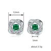 Cao Shi Aretes Retro Europeos y Americanos de Lujo Diseño de Revista Regalo de Cumpleaños Aretes Envolventes Aretes de Línea Hueca