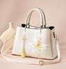 Presente de Dia das Mães para a Mamãe 2026 Novo Modelo Bolsa de Mão Bordada de Alta Qualidade e Bolsa Transversal para Mulheres de Meia-Idade e Idosas Bolsa Grande da Moda