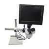 Máquina de microincrustación A3 soporte fijo microscopio zoom continuo detección de joyería amplificación instrumento óptico lente marco de hierro