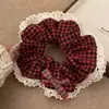 Goma para el pelo retro estilo francés para mujer, Lazo para el pelo de satén de alta gama estilo coreano, Accesorio para el pelo estilo Mori, Adorno grande para el pelo