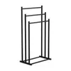 Toallero Vertical de Baño Múltiples Barras Colgantes Barra de Toallas Multifuncional para Baño Estante de Almacenamiento de Toallas de Baño para el Hogar