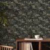 Pegatina de Pared Floral Romántica Autoadhesiva Papel Tapiz Resistente a la Humedad y al Moho Ecológico Lujo Ligero Decorativa para Pared de Dormitorio Armario Renovación