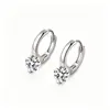 Pendientes de Plata de Ley S925 con Circonita para Mujer, Sencillos, Modernos, Lujo Ligero, Pendientes Versátiles, Elegantes, Pendientes de Alta Gama
