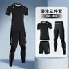 Comercio Exterior Ropa de Baño y Bañadores Cruzados para Hombre, Trajes de Surf de Secado Rápido con Protección Solar, Ropa de Natación para Adultos de Manga Larga, Equipo de Buceo para Jóvenes