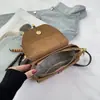 Serie Miu Bolso Pequeño Simple Mate para Mujer Nuevo de Gama Alta Bolso Bandolera Cuadrado Pequeño Textura Retro Versátil Bolso Cruzado