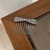 Peine Exquisito con Lazo Coreano Estilo de Alta Gama Peine de Inserción para Controlar el Cabello Suelto Peine de Inserción Temperamento Delicado Lujo Ligero Pinza para Moño de Cabello Accesorios para el Cabello