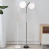 Lámpara de Pie Esférica Nórdica para Dormitorio, Lámpara de Pie Creativa Minimalista Moderna con Forma de Bola Estilo Ins Tendencia para Sala de Estar