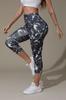 Pantalones de Yoga Deportivos de Fitness y Culturismo, Populares Europeos y Americanos, Estampados, de Cintura Alta, Suaves, Cómodos, Amigables con la Piel, a la Moda, Transfronterizos