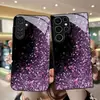 Adecuado para funda de teléfono Samsung S26ULTRA, estrellas moradas, S25 degradado, S24 cristal templado, A16 cubierta protectora, A07