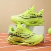 Tênis esportivo infantil Coelho Vermelho 9Pro, novos sapatos de malha respirável para primavera e outono para meninos e meninas mais velhos, tênis de corrida com sola macia