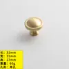 Ventas Directas de Fábrica Nórdico Lujo Ligero Latón Manija para Puerta de Gabinete Cajón Gabinete para Vinos Sencillo Oro Francés Manija de un Agujero