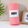 Toalha absorvente de fleece de coral de alta densidade toalha de rosto para salão de beleza toalha barata preço baixo toalha processamento por atacado toalha de cabelo por atacado