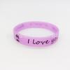 Pulsera luminosa de silicona con forma de estrella para pareja, anillo de goma fluorescente para la mano, pulsera luminosa de concierto para San Valentín.