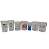 Marca Profissional Personalizada Logo Presente Copos Pequenos de Baijiu 50ml Copos Quadrados Pequenos Copos de Shot Copos Bullet para Bar