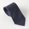 Kalen Versión Coreana Corbata de 7 cm Sin Nudo para Hombre de Negocios Profesional Formal Rayada con Cremallera