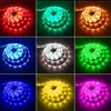 Tiras de Luces LED RGB USB 5050/2835, Sincronización de Música con App Bluetooth, Temporizador Regulable con Control Remoto IR, Luz Ambiental Autoadhesiva, Lámpara Decorativa Cambiante de Color para TV Habitación, Certificado CE ROHS FCC