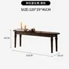 Mesa de Comedor Retro de Madera Maciza Francesa Americana Combinación de Mesa y Sillas Apartamento Pequeño Estilo Antiguo Hogar Mesa Rectangular Mesa de Comedor
