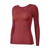 [Causa del color del cristal] Camiseta interior estilo coreano adelgazante de cuello bajo ultrafina de cuello redondo grande ropa interior térmica top adelgazante ajustado para mujer