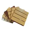 Fabricante de Painéis de Madeira Absorventes de Som Decoração de Teto e Parede Retardante de Chama Interior à Prova de Fogo Painéis de Isolamento Acústico para Parede Materiais Absorventes de Som Atacado