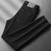 Jeans blancos de alta gama a prueba de tres (agua, suciedad, golpes) para hombre, pantalones largos de verano finos, ajustados, elásticos de Tencel, pantalones cortos