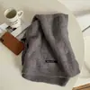 Bufanda de Lana Tejida Estilo Japonés Nueva para Mujer, Engrosada Cálida Otoño/Invierno, Calentador de Cuello Estilo Coreano para Pareja Estudiante Hombre, Versátil de Moda