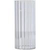 Florero de Vidrio con Rayas Verticales Estilo Nórdico de Lujo Ligero Decoración del Hogar Botella para Paisaje Hidropónico de Plantas Recipiente Creativo para Arreglo Floral de Sala de Estar