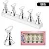 Kit base para prática de unhas, suporte para unhas acrílicas, base de unha destacável, ferramenta de unha vestível para prática de unhas