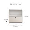 Aparador Modular Combinado Antiguo Medio USM Acero Inoxidable Mueble de TV Celebridad de Internet Almacenamiento Simple Gabinete de Almacenamiento Ins Hogar