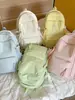 Mochila Escolar Fofa Mochila Escolar de Grande Capacidade Mochila Casual para Viagem Cor Macaron Mochila Escolar Fresca